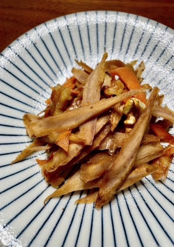 ごぼうとくるみの食感が楽しい 和風きんぴら