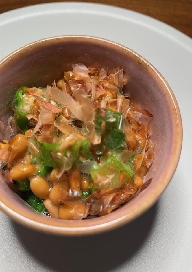サッとできる オクラ納豆和え