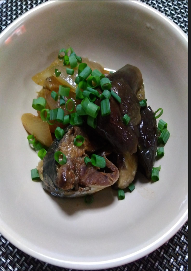 鯖缶であっさりみそ煮
