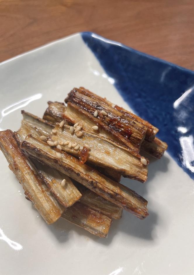歯ごたえ抜群 ごぼうの甘辛焼
