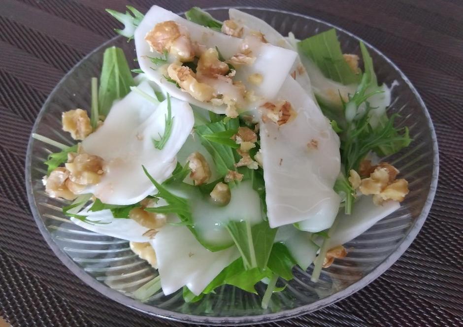 水菜とかぶのサラダ